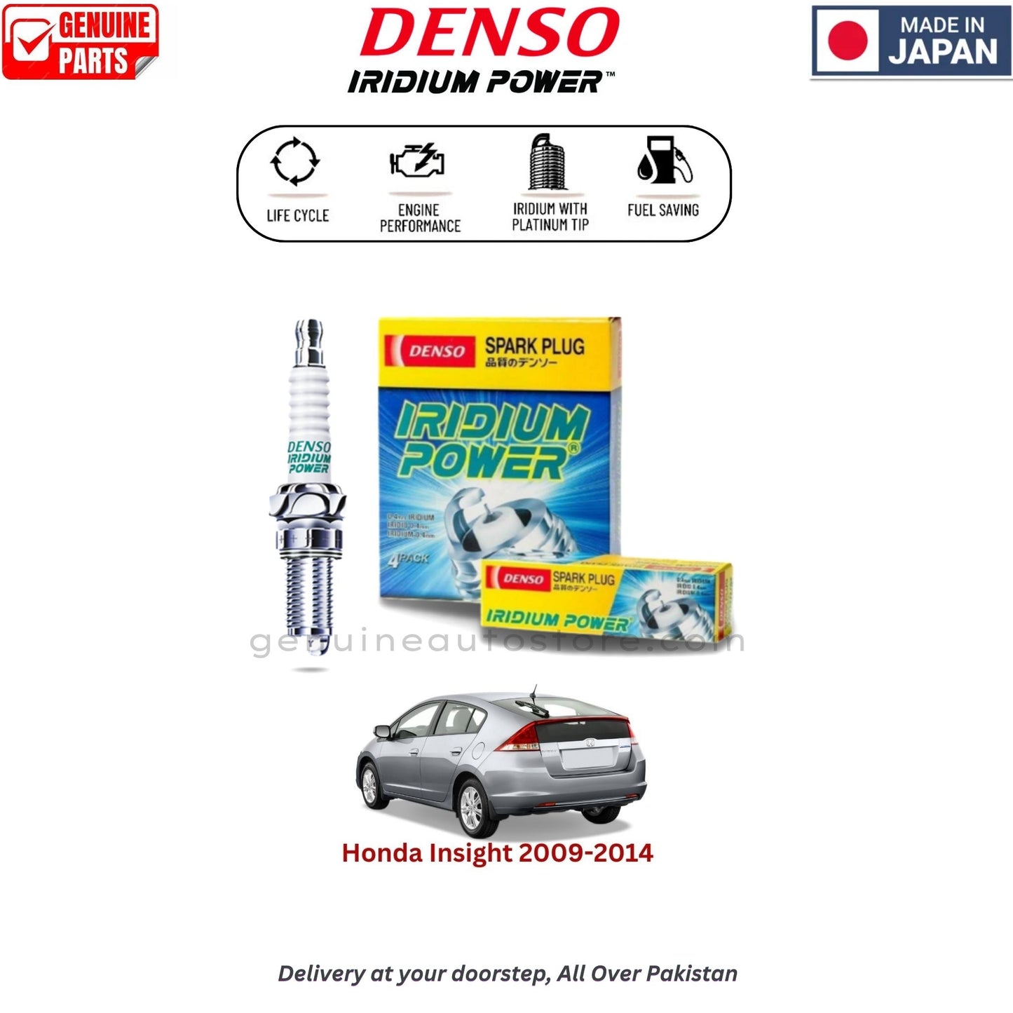 Honda Insight 2009-2014 Denso Iridium Spark Plug in Pakistan, 100% Genuine, Reliable, Best Price, Cash on Delivery Available   