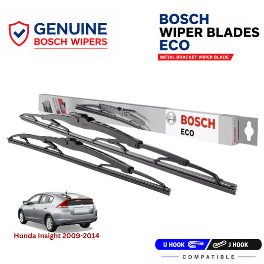 Bosch Genuine metal front wiper set for Honda Insight 2009-2014, pair of two