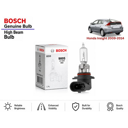 Honda Insight 2009-2014 High Beam Headlight Bulb Bosch in Pakistan