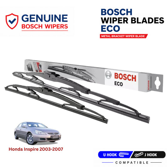Bosch Genuine metal front wiper set for Honda Inspire 2003-2007, pair of two