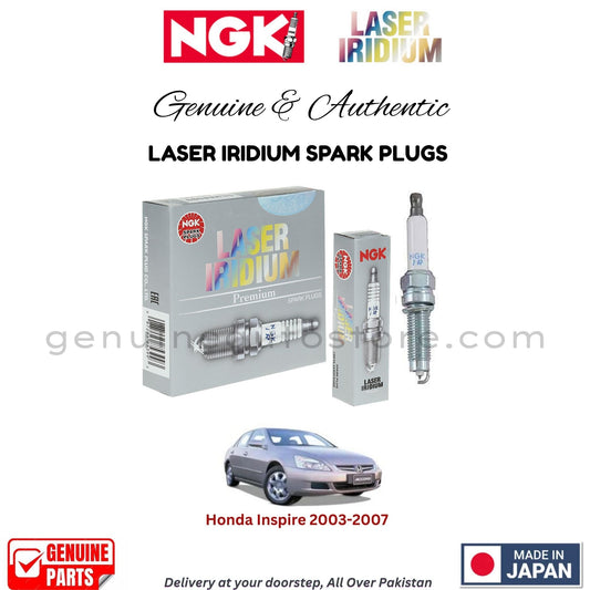 Honda Inspire 2003-2007 NGK LASER IRIDIUM SPARK PLUGS in Pakistan. 100% Genuine, Reliable, Best Price, Cash on Delivery Available