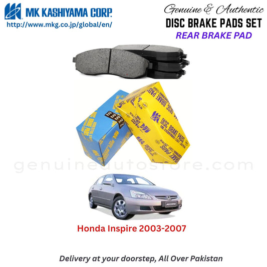 Honda Inspire 2003-2007  Rear Brake Pads MK Japan in Pakistan. 100% Genuine, Reliable, Best Price, Cash on Delivery Available