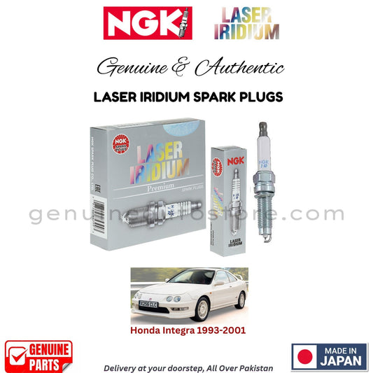 Honda Integra 1993-2001 NGK LASER IRIDIUM SPARK PLUGS in Pakistan. 100% Genuine, Reliable, Best Price, Cash on Delivery Available