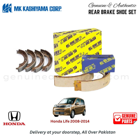 Honda Life 2008-2014 MK JAPAN REAR BRAKE SHOE SET in Pakistan. 100% Genuine, Reliable, Best Price, Cash on Delivery Available