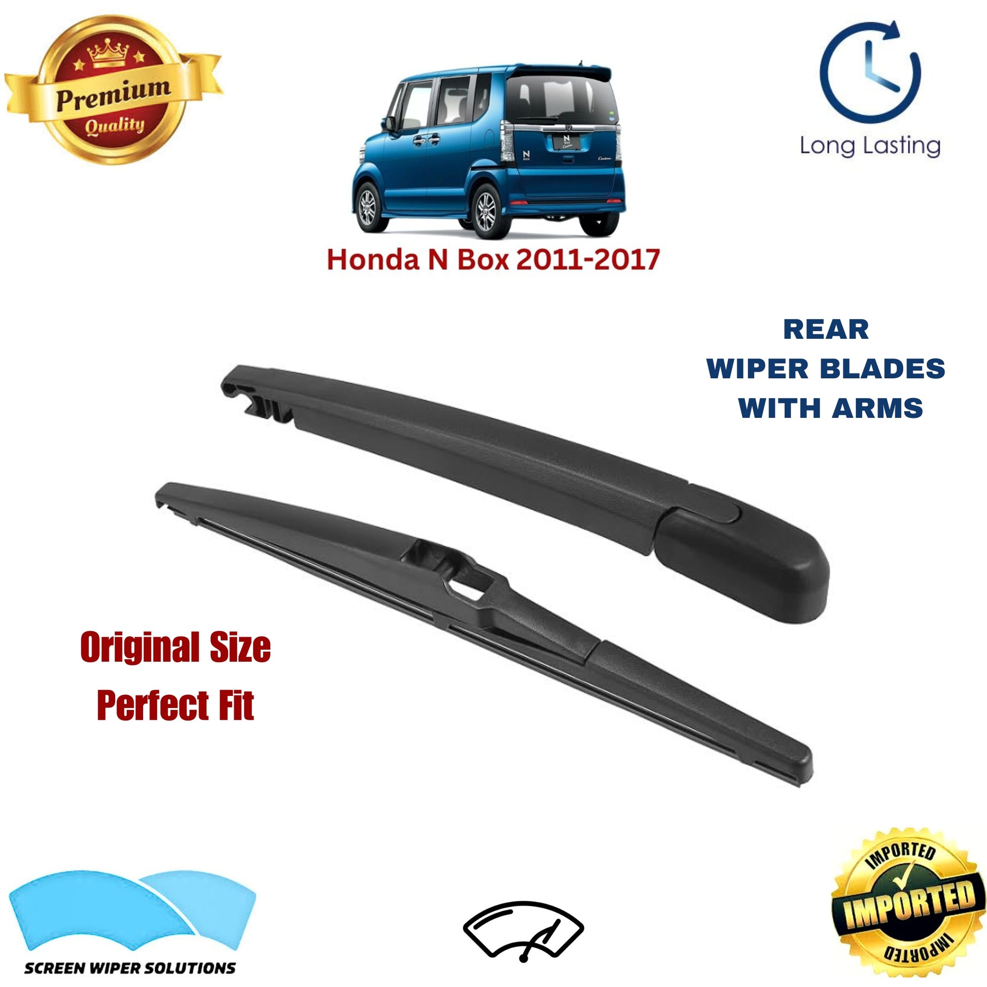 Honda N Box 2011-2017 Rear Wiper Blade with Arm in Pakistan