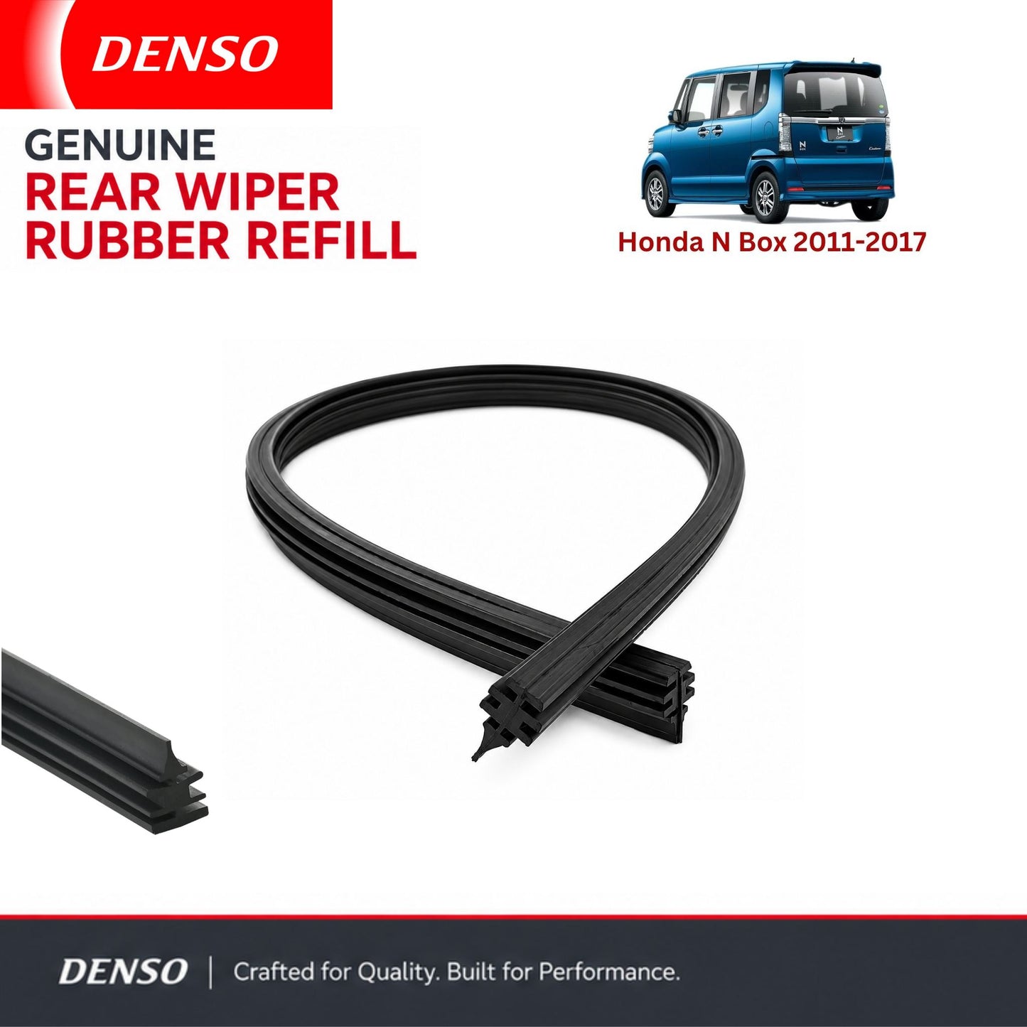 Denso Genuine rear wiper rubber for Honda N Box 2011-2017