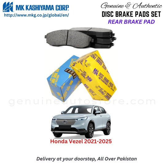 Honda Vezel 2021-2025 Rear Brake Pads MK Japan in Pakistan. 100% Genuine, Reliable, Best Price, Cash on Delivery Available