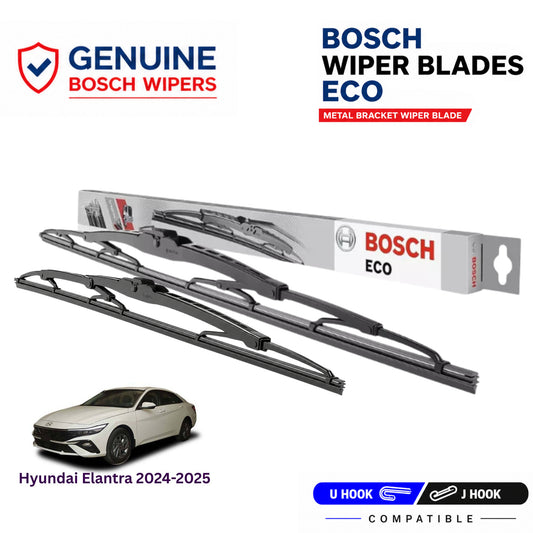Bosch Genuine metal front wiper set for Hyundai Elantra 2024-2025, pair of two