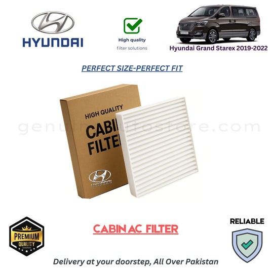 Hyundai Grand Starex 2019-2022 CABIN AC FILTER in Pakistan. 100% Genuine, Reliable, Best Price, Cash on Delivery Available 