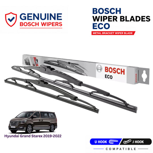 Bosch Genuine metal front wiper set for Hyundai Grand Starex 2019-2022, pair of two