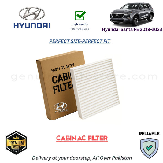 Hyundai Santa FE 2019-2023 CABIN AC FILTER in Pakistan. 100% Genuine, Reliable, Best Price, Cash on Delivery Available 
