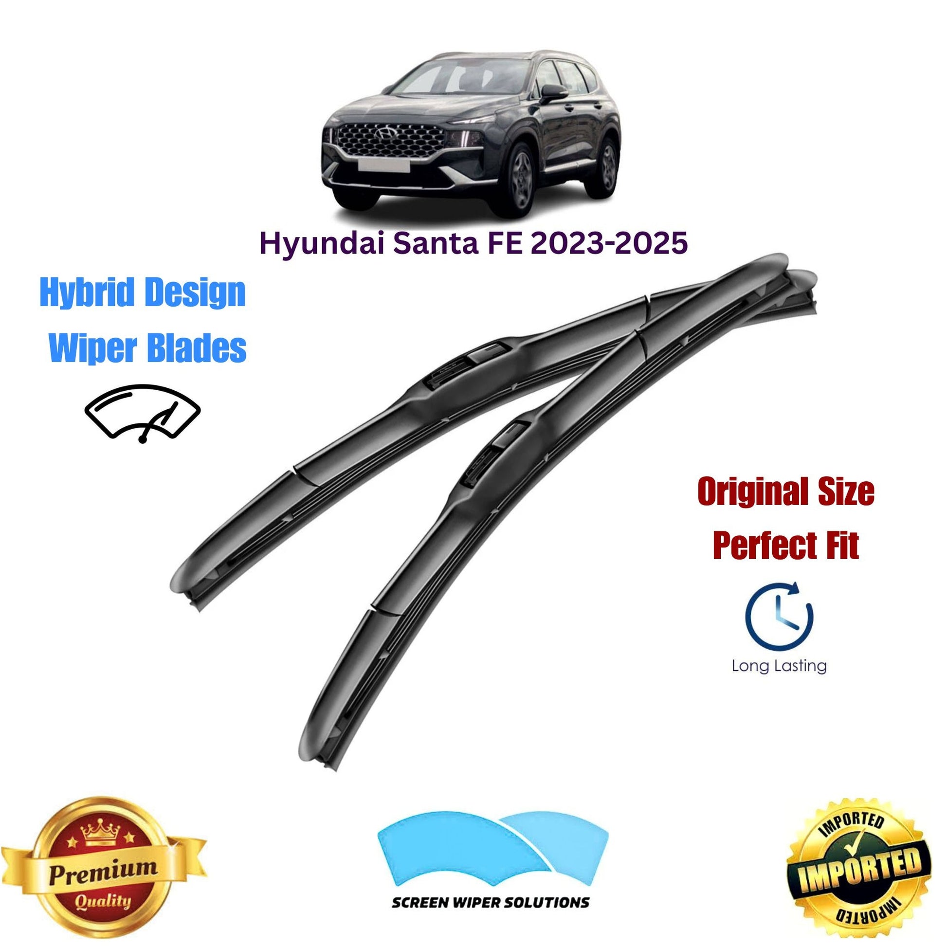 Hyundai Santa FE 2023-2025 Aero_Soft_Wiper_Blade_Set_in_Pakistan