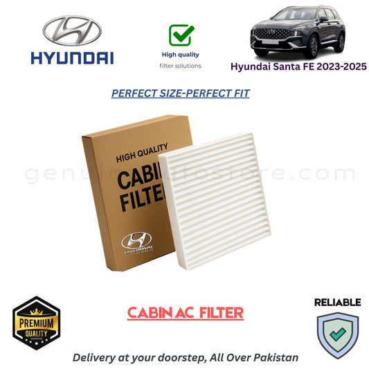 Hyundai Santa FE 2023-2025 CABIN AC FILTER in Pakistan. 100% Genuine, Reliable, Best Price, Cash on Delivery Available 