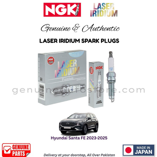 Hyundai Santa FE 2023-2025 NGK LASER IRIDIUM SPARK PLUGS in Pakistan. 100% Genuine, Reliable, Best Price, Cash on Delivery Available