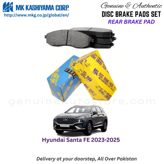 Hyundai Santa FE 2023-2025 Rear Brake Pads MK Japan in Pakistan. 100% Genuine, Reliable, Best Price, Cash on Delivery Available