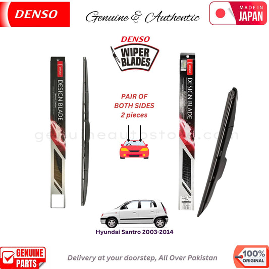 Hyundai Santro 2003-2014 DENSO JAPAN WIPER BLADE SET in Pakistan. 100% Genuine, Original, Best Price, Cash on Delivery Available