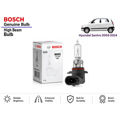 Hyundai Santro 2003-2014 High Beam Headlight Bulb Bosch in Pakistan 