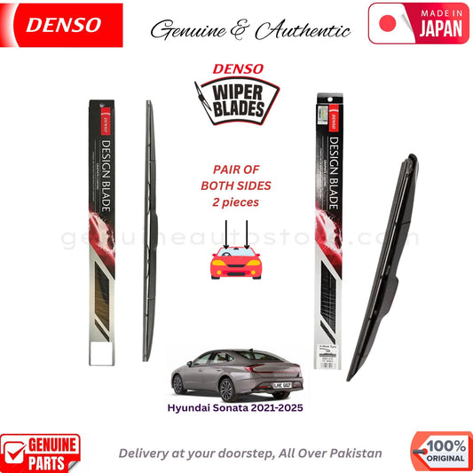 Hyundai Sonata 2021-2025 DENSO JAPAN WIPER BLADE SET in Pakistan. 100% Genuine, Original, Best Price, Cash on Delivery Available
