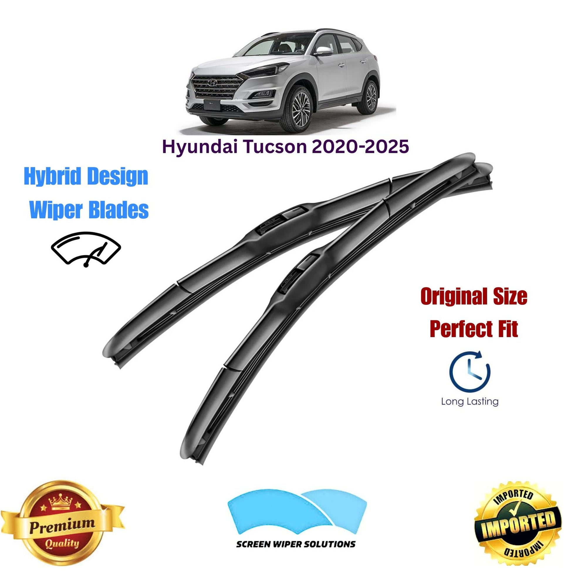 Hyundai Tucson 2020-2025  Aero_Soft_Wiper_Blade_Set_in_Pakistan