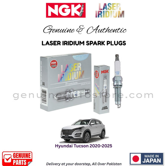 Hyundai Tucson 2020-2025 NGK LASER IRIDIUM SPARK PLUGS in Pakistan. 100% Genuine, Reliable, Best Price, Cash on Delivery Available