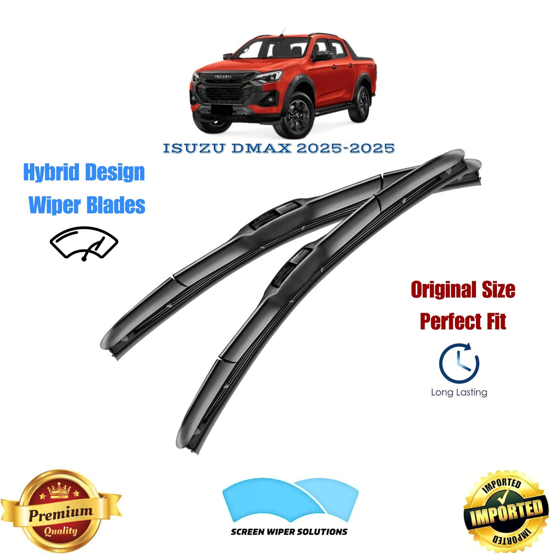 ISUZU DMAX 2025-2025 Aero_Soft_Wiper_Blade_Set_in_Pakistan