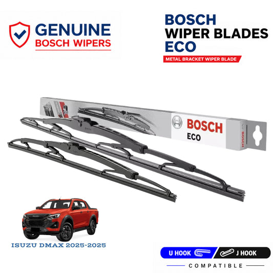 Bosch Genuine metal front wiper set for Isuzu Dmax 2025-2025, pair of two