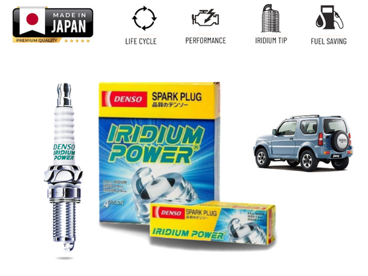 Suzuki Jimny 660cc 2008-2018 Denso Iridium Spark Plugs - 3 Pcs Made In Japan