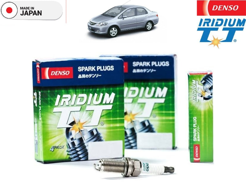 Honda City 2004-2008 Denso Iridium Twin Tip Spark Plug - Made in Japan