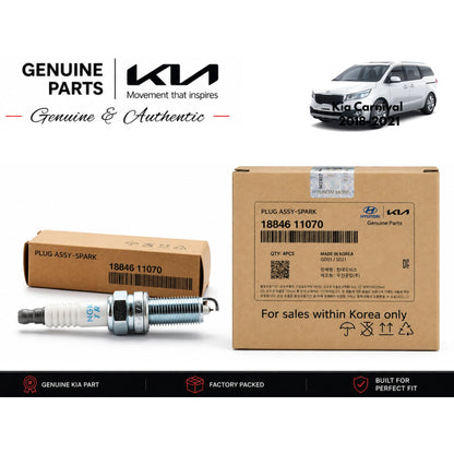 Kia Carnival 2018-2021 genuine spark plugs 6-piece set with authentic packaging – Genuine Auto Store Pakistan