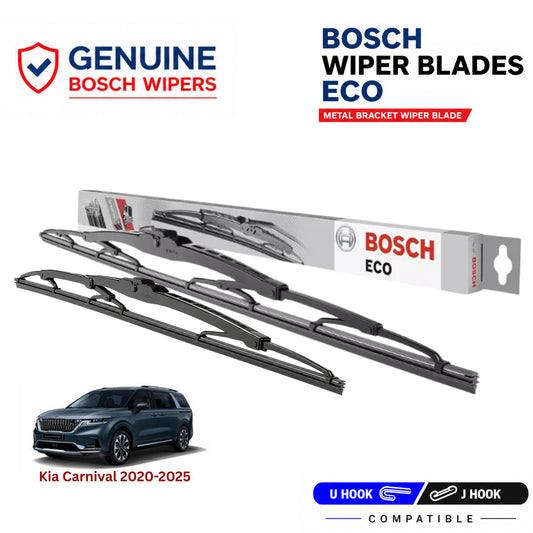 Bosch Genuine metal front wiper set for Kia Carnival 2020-2025, pair of two