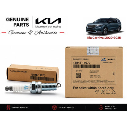 Kia Carnival 2020-2025 genuine spark plug set with authentic packaging – Genuine Auto Store Pakistan