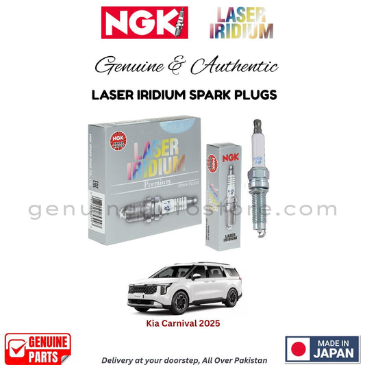 Kia Carnival 2025 NGK LASER IRIDIUM SPARK PLUGS in Pakistan. 100% Genuine, Reliable, Best Price, Cash on Delivery Available