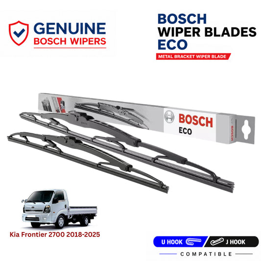 Bosch Genuine metal front wiper set for Kia Frontier 2700 2018-2025, pair of two