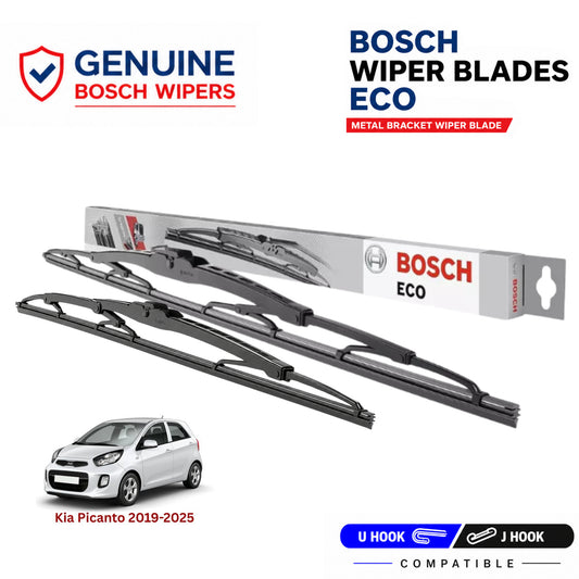 Bosch Genuine metal front wiper set for Kia Picanto 2019-2025, pair of two