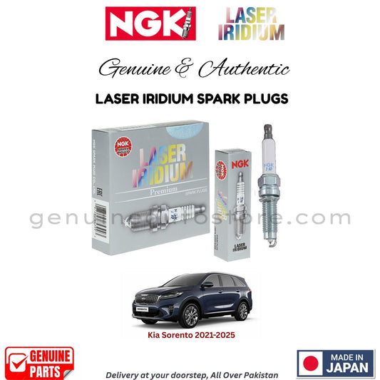 Kia Sorento 2021-2025 NGK LASER IRIDIUM SPARK PLUGS in Pakistan. 100% Genuine, Reliable, Best Price, Cash on Delivery Available