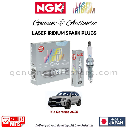 Kia Sorento 2025 NGK LASER IRIDIUM SPARK PLUGS in Pakistan. 100% Genuine, Reliable, Best Price, Cash on Delivery Available