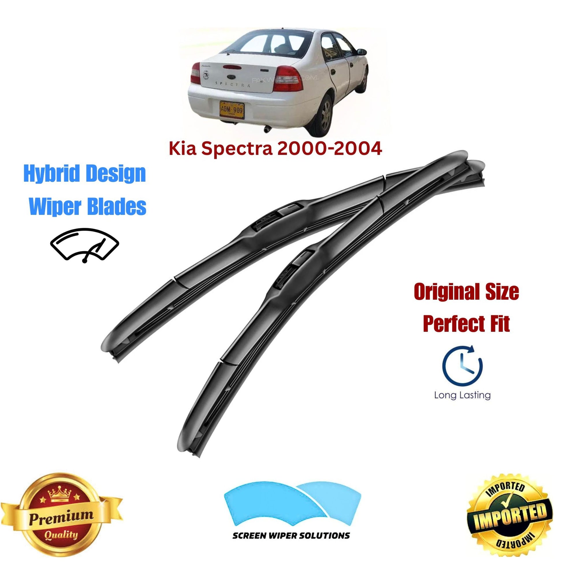 Kia Spectra 2000-2004 Aero_Soft_Wiper_Blade_Set_in_Pakistan
