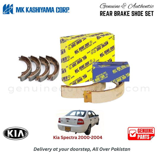 Kia Spectra 2000-2004 MK JAPAN REAR BRAKE SHOE SET in Pakistan. 100% Genuine, Reliable, Best Price, Cash on Delivery Available