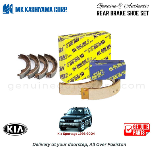 Kia Sportage 1993-2004 MK JAPAN REAR BRAKE SHOE SET in Pakistan. 100% Genuine, Reliable, Best Price, Cash on Delivery Available