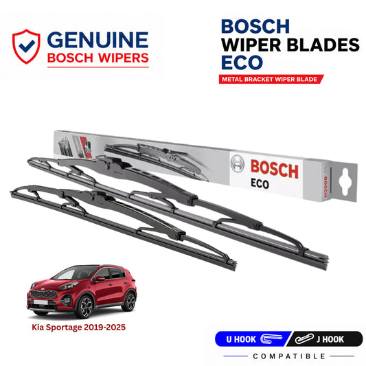 Bosch Genuine metal front wiper set for Kia Sportage 2019-2025, pair of two