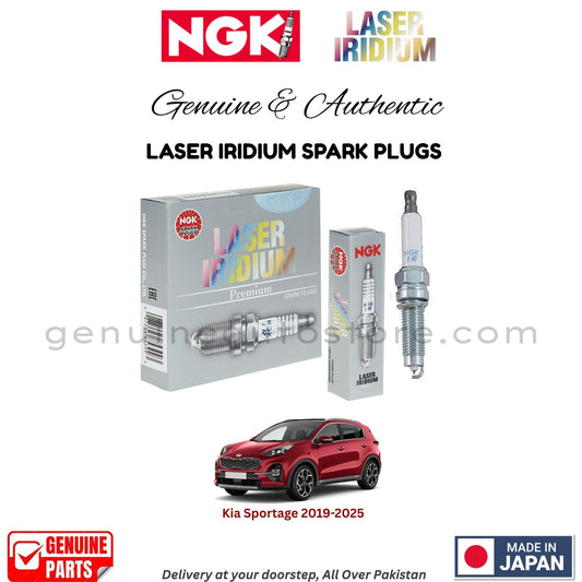Kia Sportage 2019-2025 NGK LASER IRIDIUM SPARK PLUGS in Pakistan. 100% Genuine, Reliable, Best Price, Cash on Delivery Available