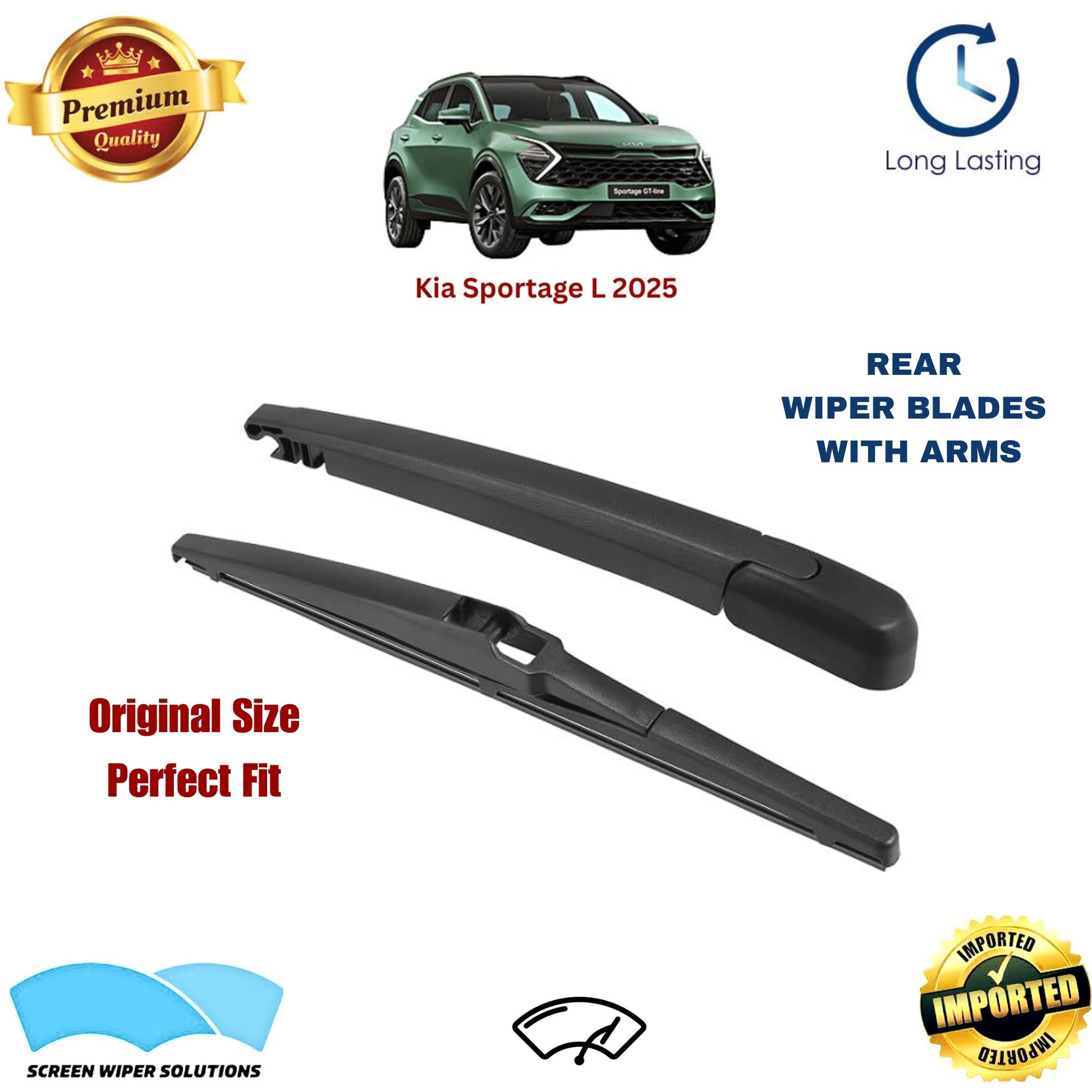Kia Sportage L 2025 Rear Wiper Blade with Arm in Pakistan