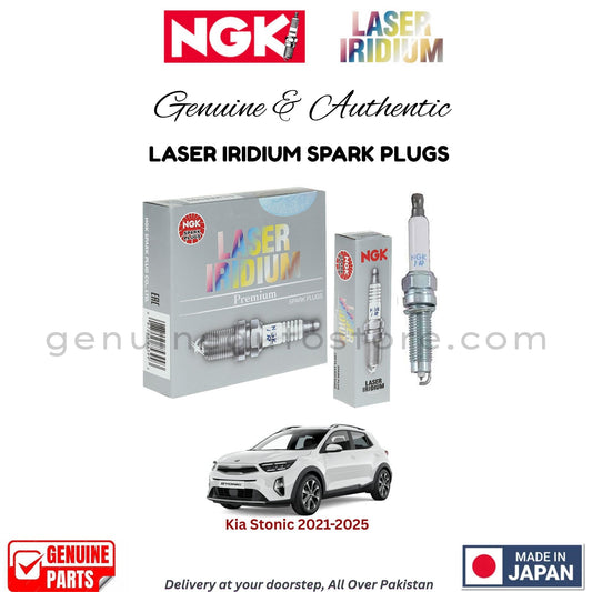 Kia Stonic 2021-2025 NGK LASER IRIDIUM SPARK PLUGS in Pakistan. 100% Genuine, Reliable, Best Price, Cash on Delivery Available