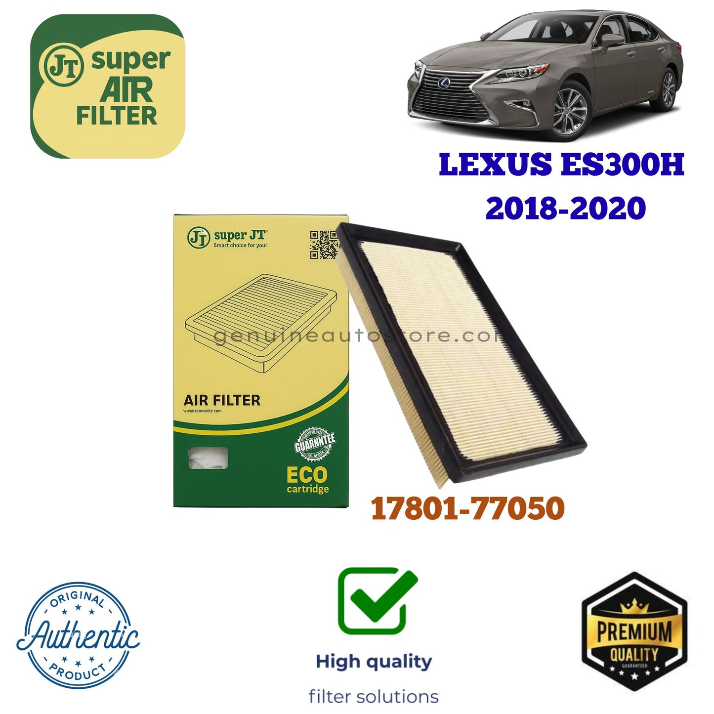 LEXUS ES300H 2018-2020 Air Filter Super JT LEXUS RX350H 2023-2026 Air Filter Super JT 17801-77050 in Pakistan in Pakistan