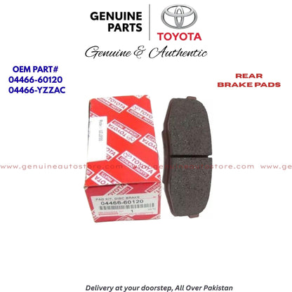 Land Cruiser Lc200 Genuine Rear Brake Pads 04466-60120 Pakistan