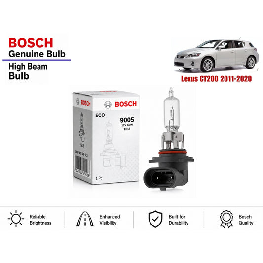 Lexus Ct200 2011-2020 High Beam Headlight Bulb Bosch in Pakistan