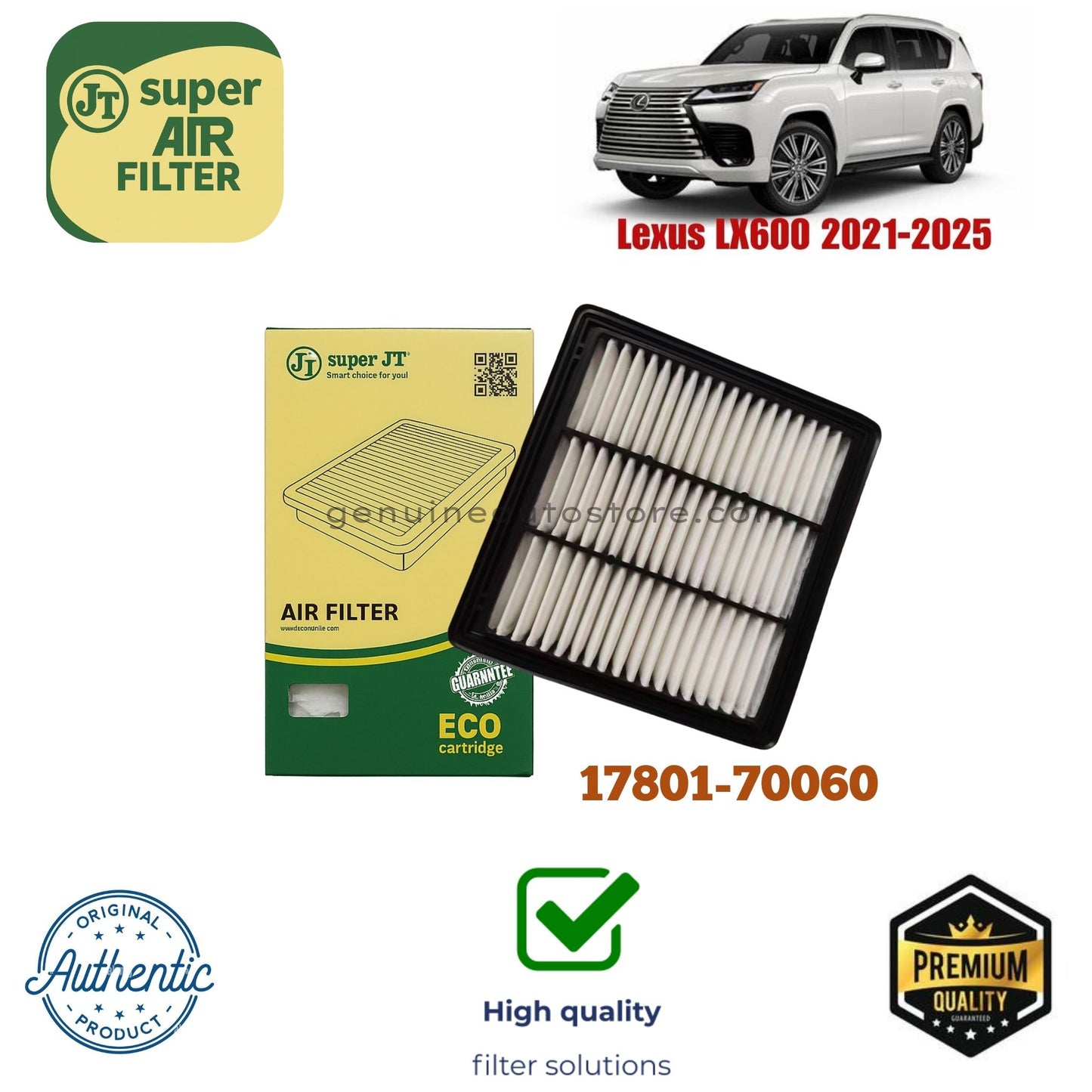 Lexus LX600 2021-2025 Air Filter Super JT 17801-70060 in Pakistan
