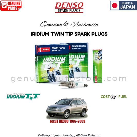 Lexus RX300 1997-2003 DENSO IRIDIUM TWIN TIP SPARK PLUG in Pakistan, 100% Genuine, Reliable, Best Price, Cash on Delivery Available    