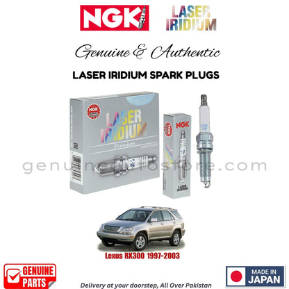Lexus RX300 1997-2003 NGK LASER IRIDIUM SPARK PLUGS in Pakistan. 100% Genuine, Reliable, Best Price, Cash on Delivery Available