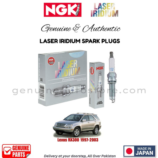 Lexus RX300 1997-2003 NGK LASER IRIDIUM SPARK PLUGS in Pakistan. 100% Genuine, Reliable, Best Price, Cash on Delivery Available